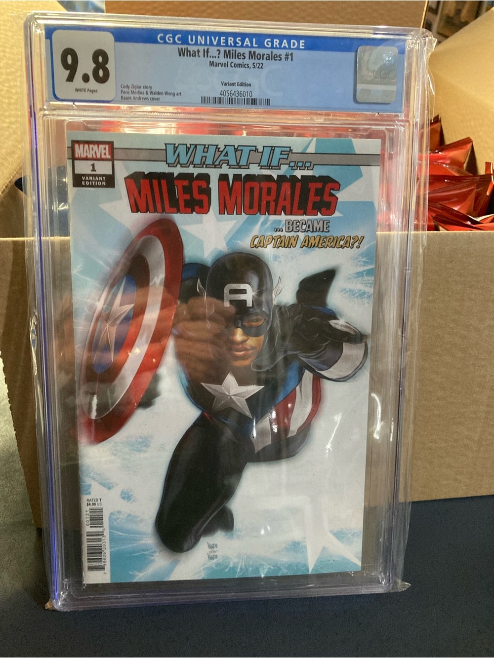 What If...? Miles Morales #1 CGC 9.8 Marvel Variant Cover Comic Book graded